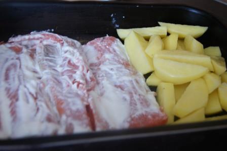 Лососевый крамбл