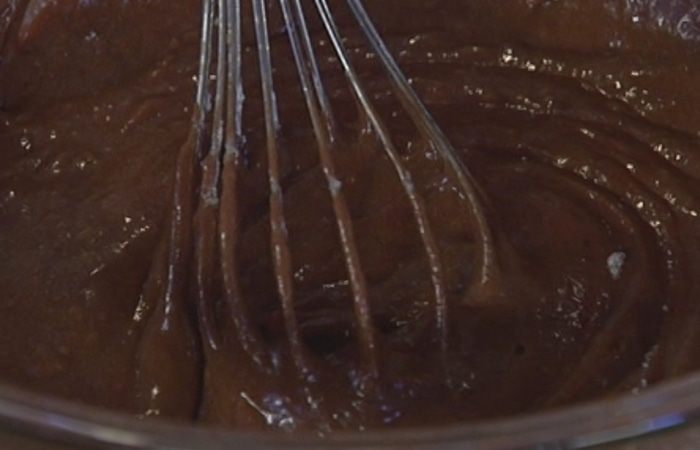 Шоколадные капкейки со сливочно-ореховым кремом 