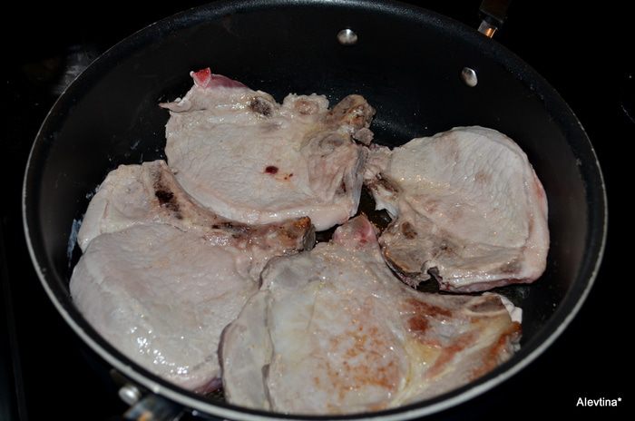 Свиные котлеты с горчицей 