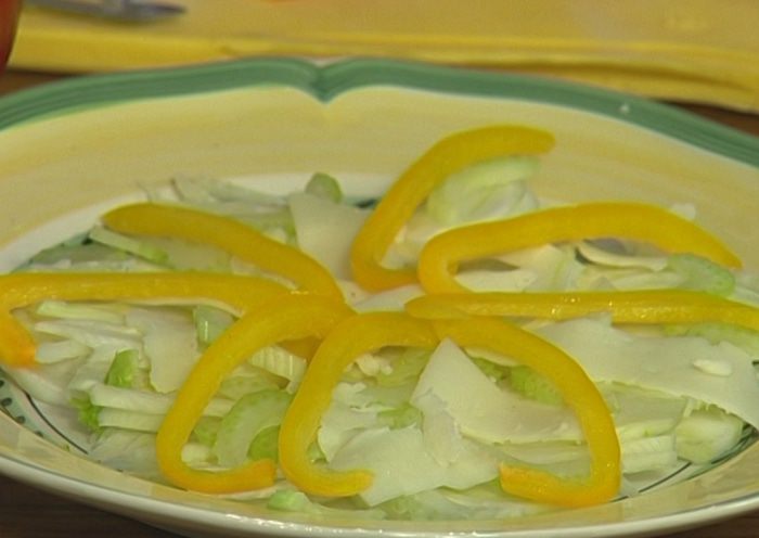 Салат из фенхеля и граната