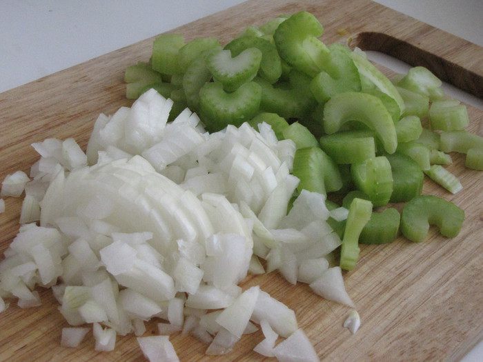 Тыква с фаршем, яблоками, изюмом