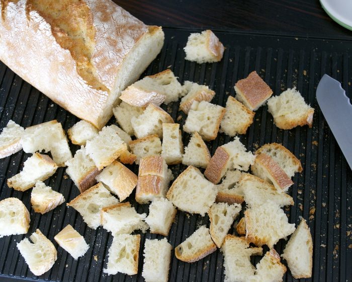 Панцанелла с семгой