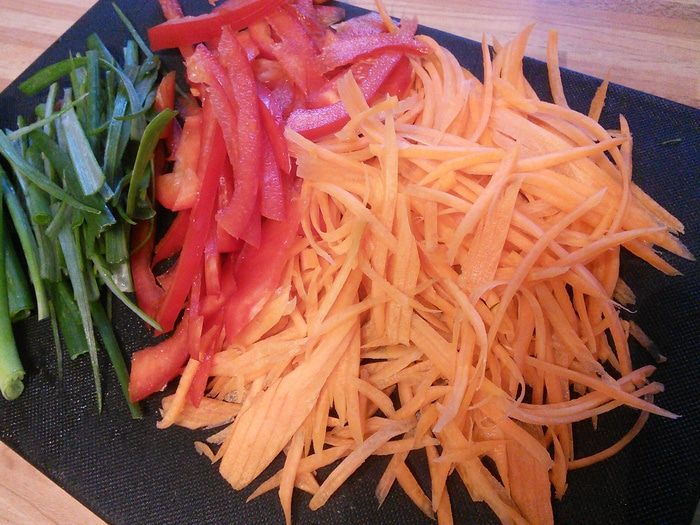 Блин, запеченный в духовке с овощами 