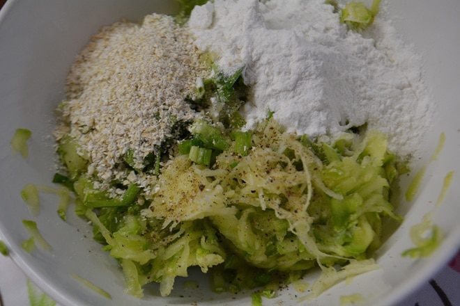 Кабачковые крокеты, фаршированные грибами