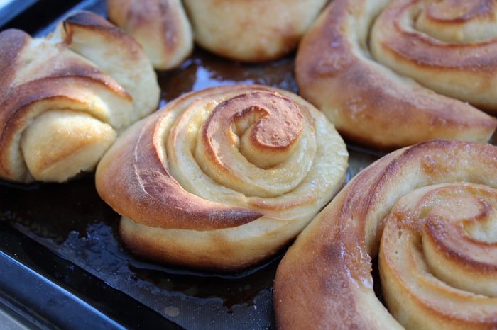 Булочки с карамелью