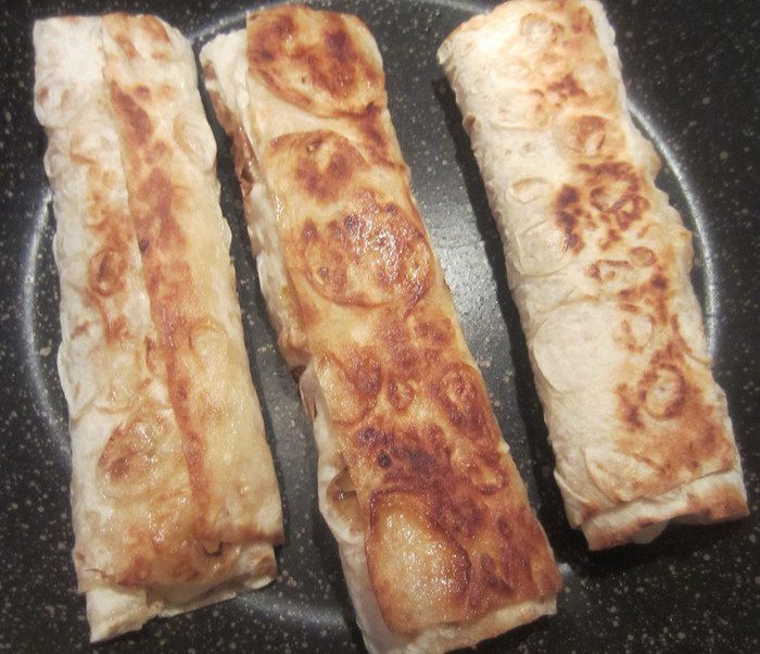 Яблоки в лаваше