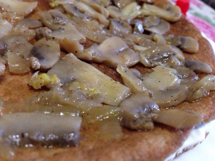 Торт из печеночных блинов &amp;quot;Весна шагает по планете&amp;quot;