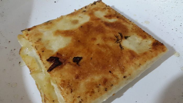 Конвертики с мангольдом, болгарским перцем и зеленью