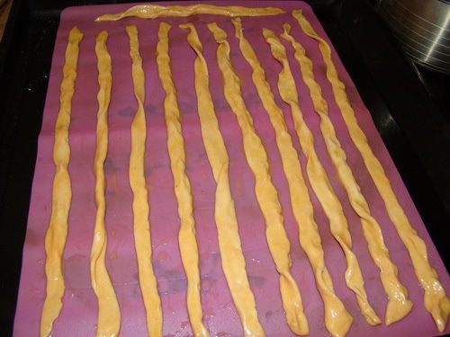 Праздничные хлебные палочки