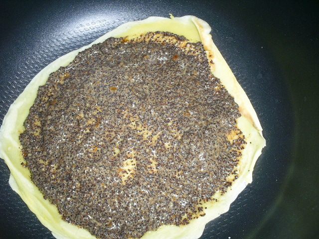 Блинный торт-пирог с маковой начинкой