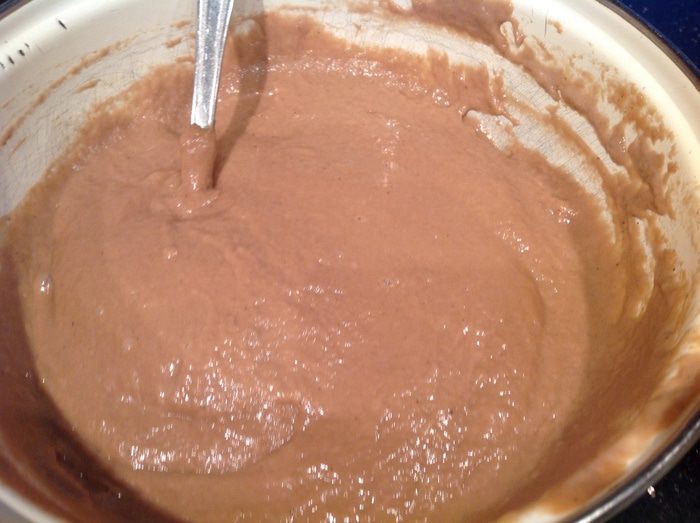 Постная шоколадная коврижка с клюквой