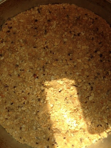 Закусочный чизкейк с джемом из помидоров черри