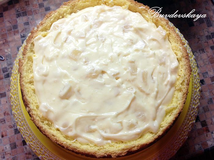 Торт &amp;quot;Мимоза&amp;quot; с ананасами