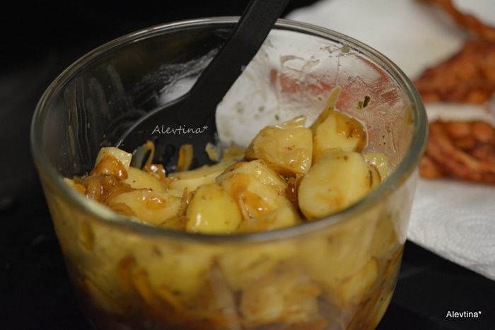 Теплый картофельный салат