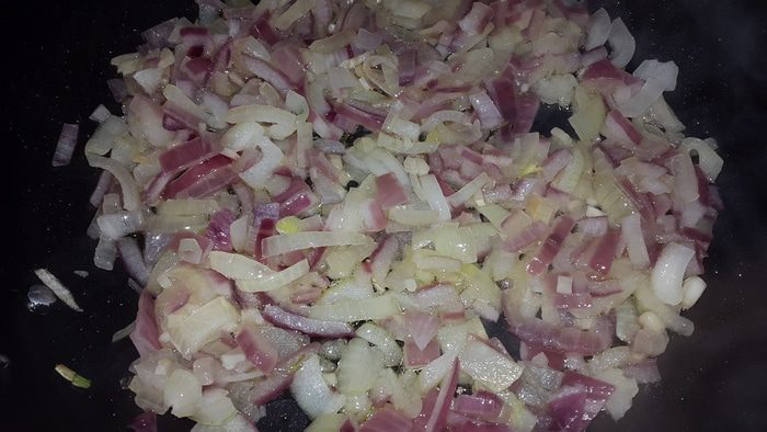 Запеканка из чечевицы с кабачком и сыром.