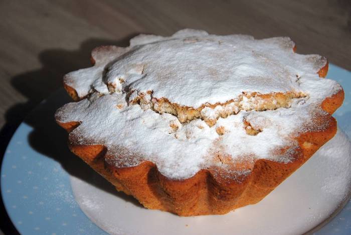 Мандариновый кекс с имбирем и корицей 