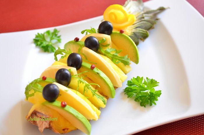 Ананасовая &amp;quot;закусочная лодочка&amp;quot;