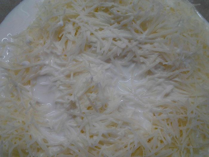 Морской коктейль с сыром