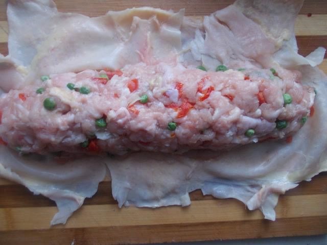 Куриная колбаса с овощами &amp;quot;Неженка&amp;quot;
