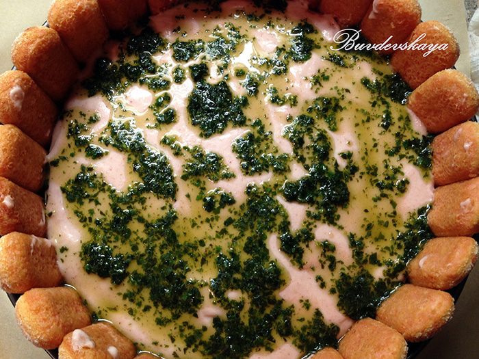 Торт &amp;quot;Клубнично-базиликовое Тирамису&amp;quot;