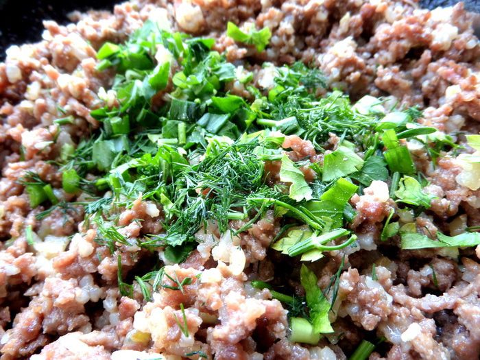 Мясные лепешки на сковороде