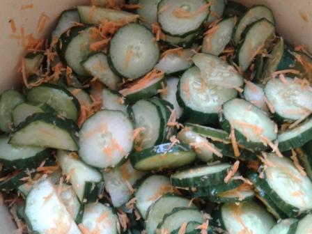 Огурцы маринованные с горчицей 