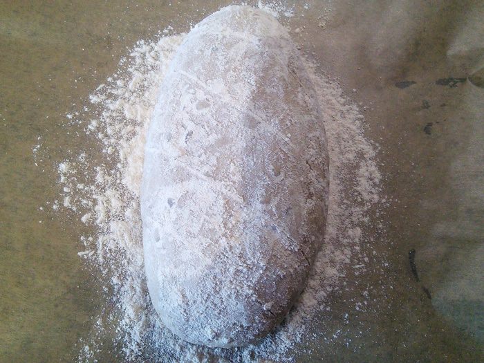 Хлеб с семечками из трёх видов муки