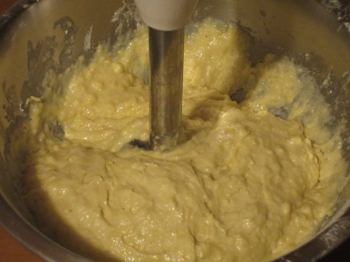 Банановый кекс с корицей