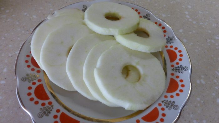 Оладьи с яблоками
