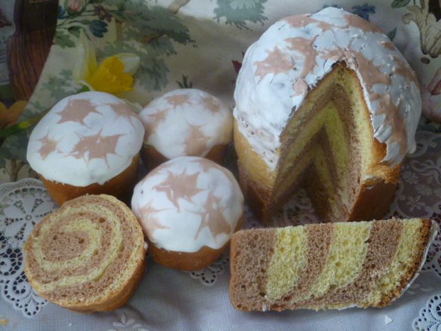Сахарная глазурь на желатине для куличей