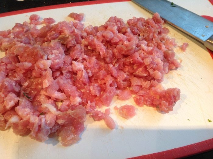 Люля-кебаб из индейки с овощами