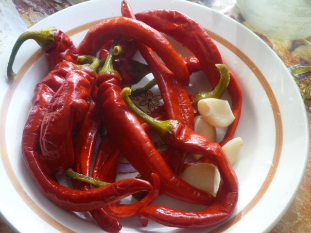 Маринованный горький перец