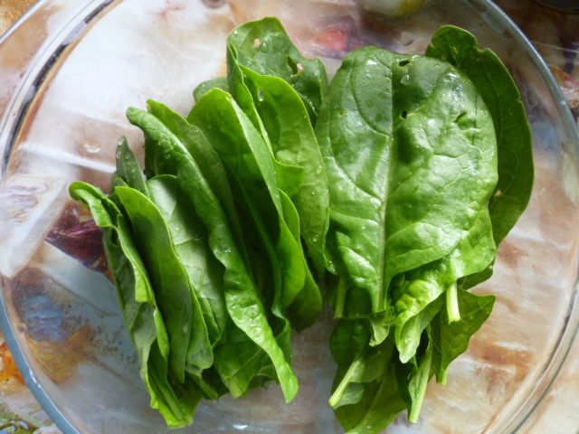 Мясной пирог со шпинатом