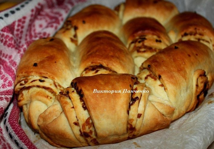 Постный пирог &amp;quot;Луковое счастье&amp;quot;