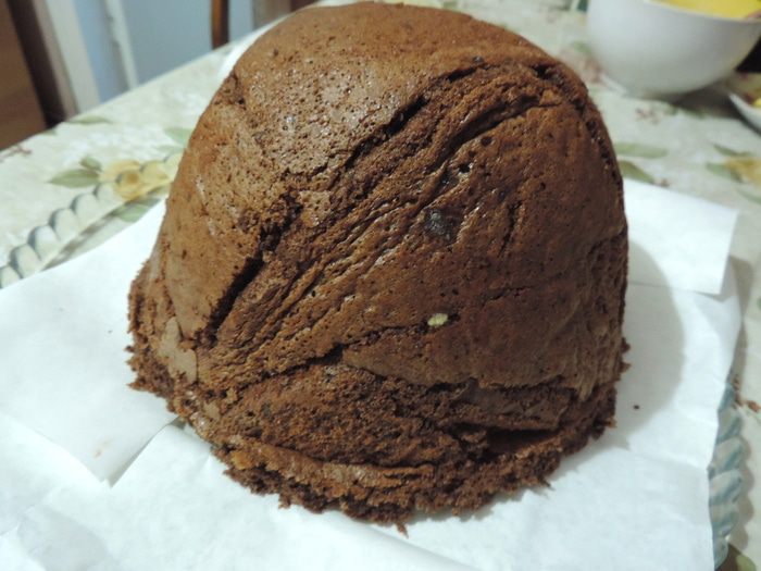 Цукотто (торт-купол) с апельсиновым и шоколадным муссами