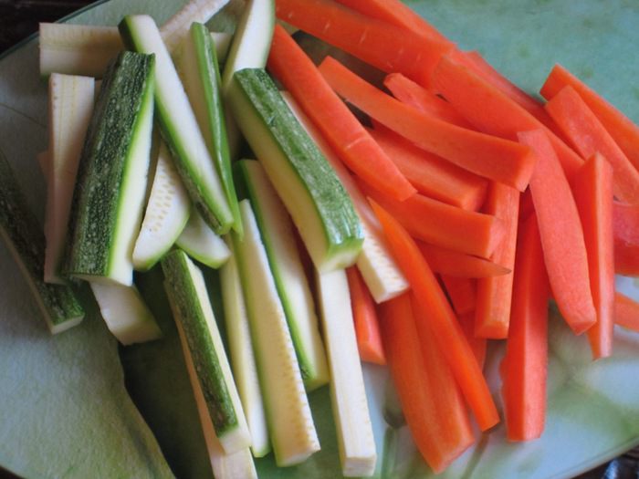 Диетический куриный террин с овощами