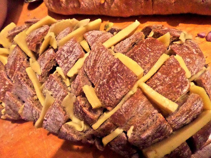 Горячая закуска из чиабатты