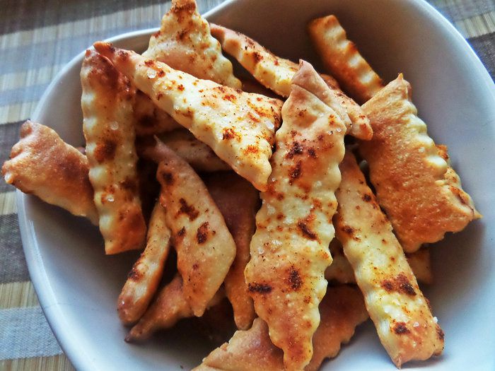 Постные крекеры (сладкие и соленые)