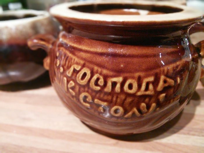 Луковый суп с хлебной корочкой 