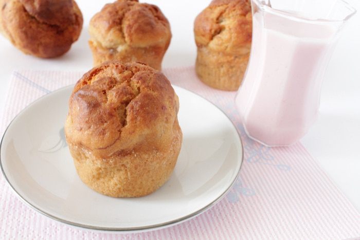 Банановые кексы со сливочным сыром и йогуртом