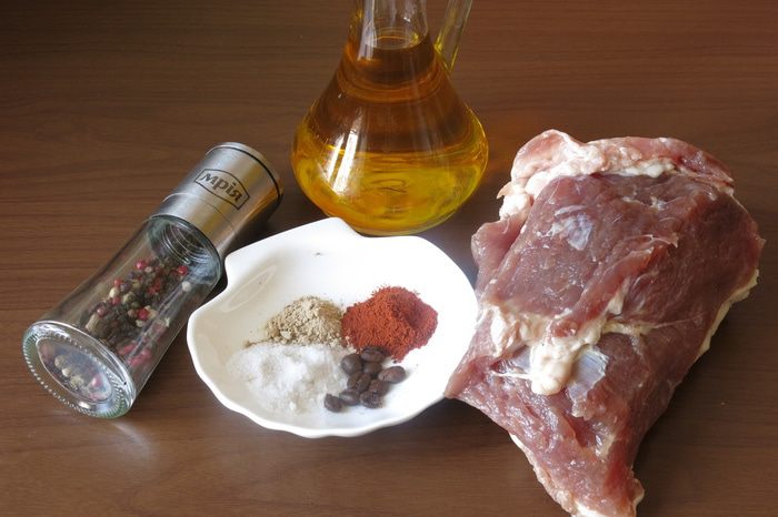 Мясо в кофейной корочке