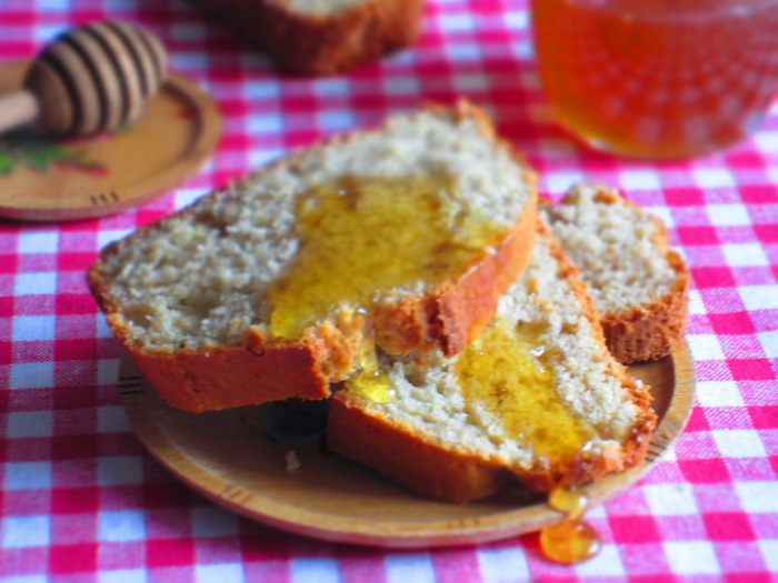 Банановый кекс с корицей