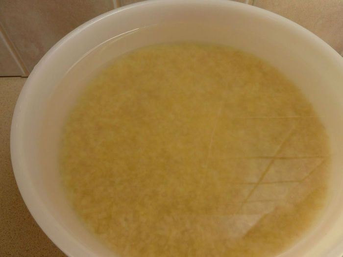 Салат из булгура с кабачком и йогуртом 