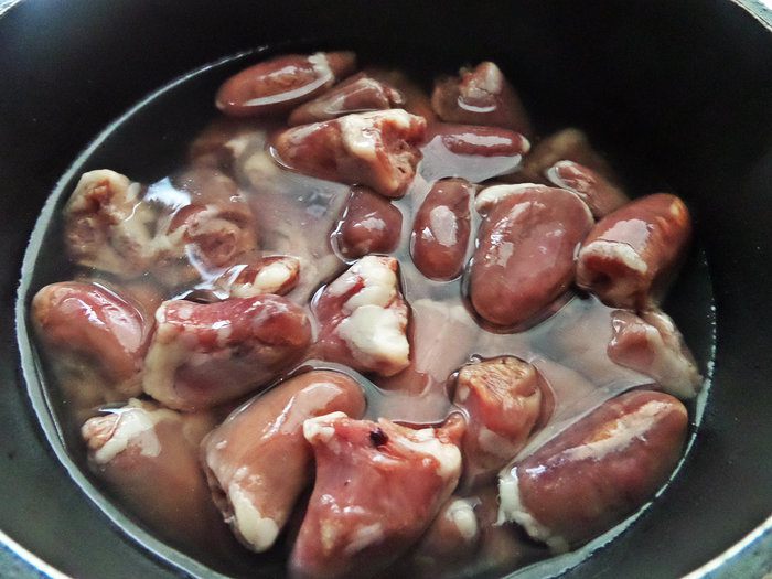 Булгур с сердечками в съедобной тарелке