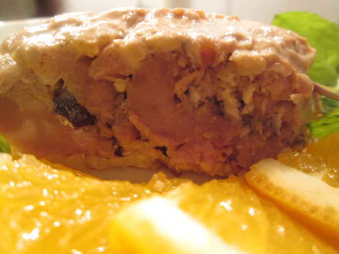 Террин из утки с фундуком 