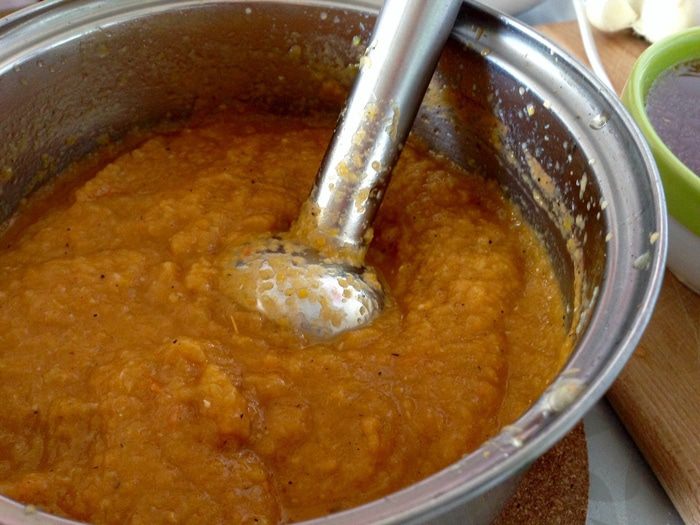 Кабачковая икра, запеченная в рукаве