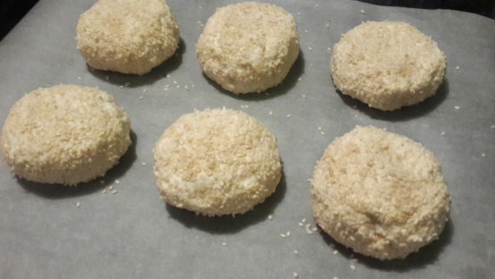 Сырники с кунжутом в духовке