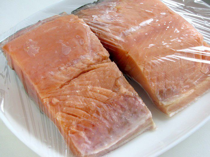 Филе лосося по-бретонски