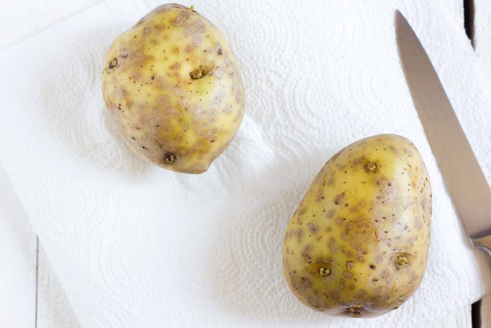 Суп из печеного картофеля 