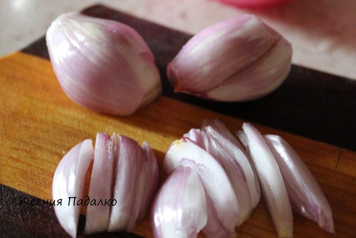 Густой куриный суп с луком